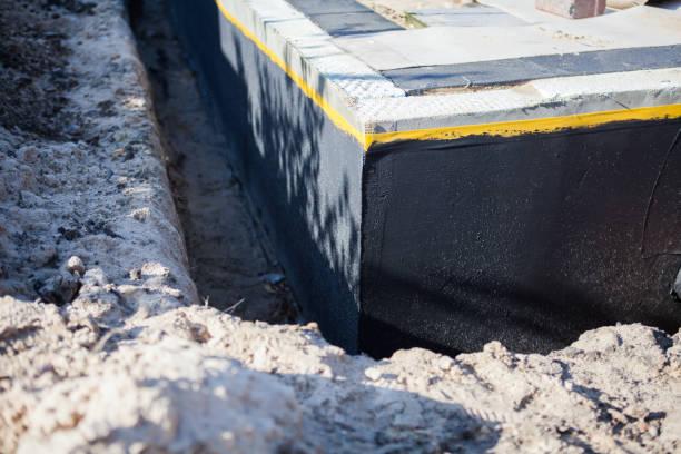 Residential Waterproofing installation at a Lizton, IN home by SJ Waterproofing Pros